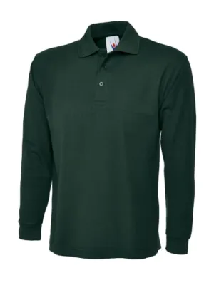 Uneek Long sleeved Classic Polo shirt-uc113