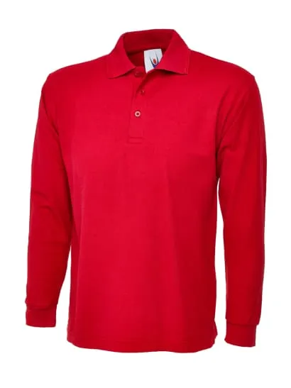 Uneek Long sleeved Classic Polo shirt-uc113