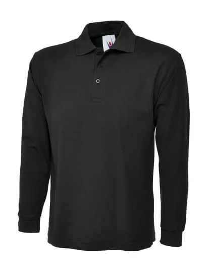 Uneek Long sleeved Classic Polo shirt-uc113