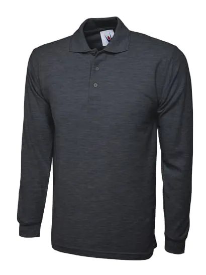 Uneek Long sleeved Classic Polo shirt-uc113