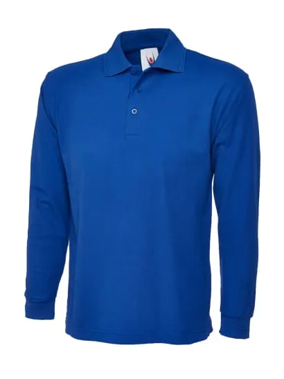 Uneek Long sleeved Classic Polo shirt-uc113