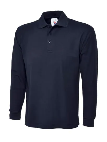 Uneek Long sleeved Classic Polo shirt-uc113