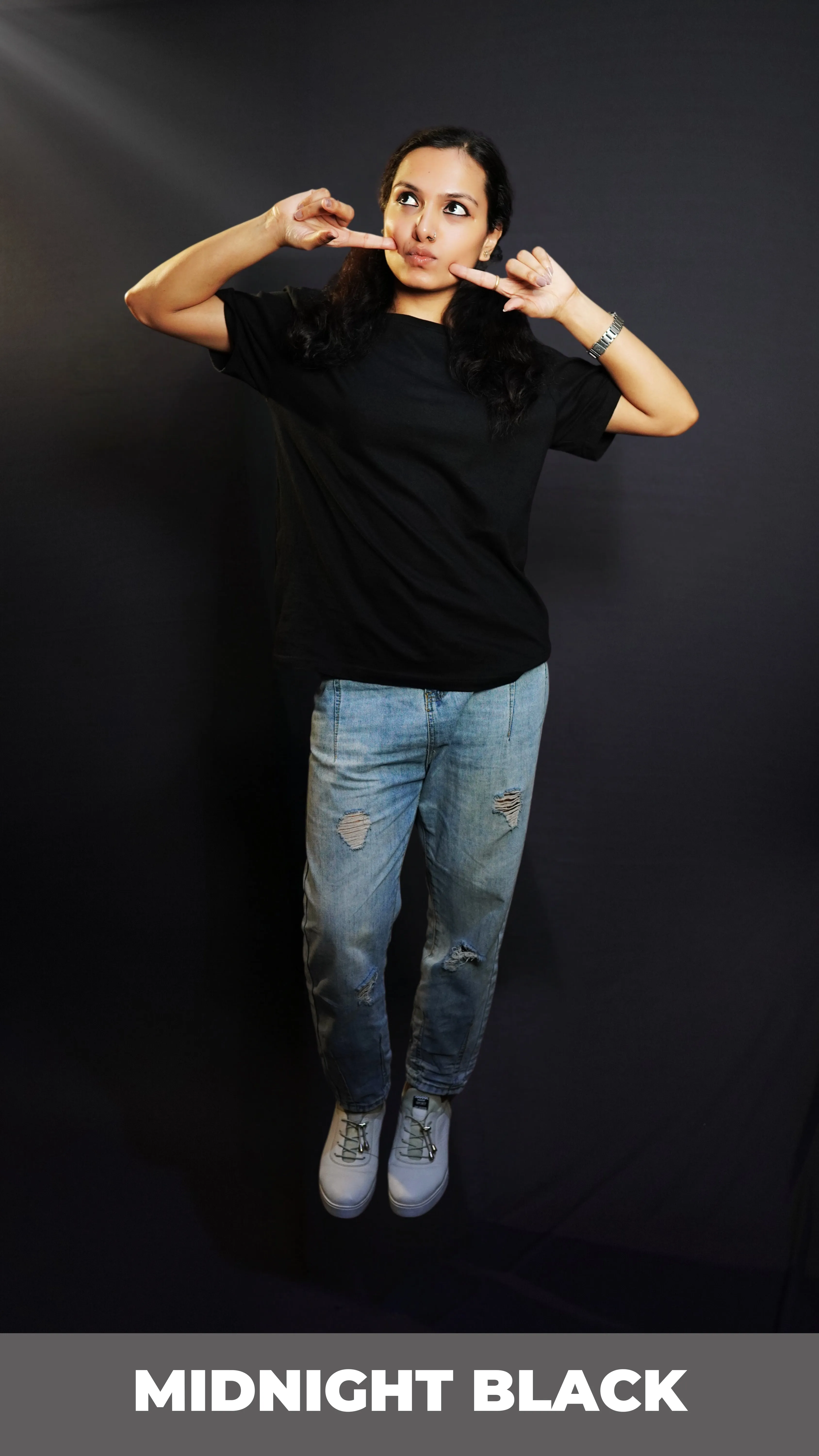 Unisex Midnight Black T shirt