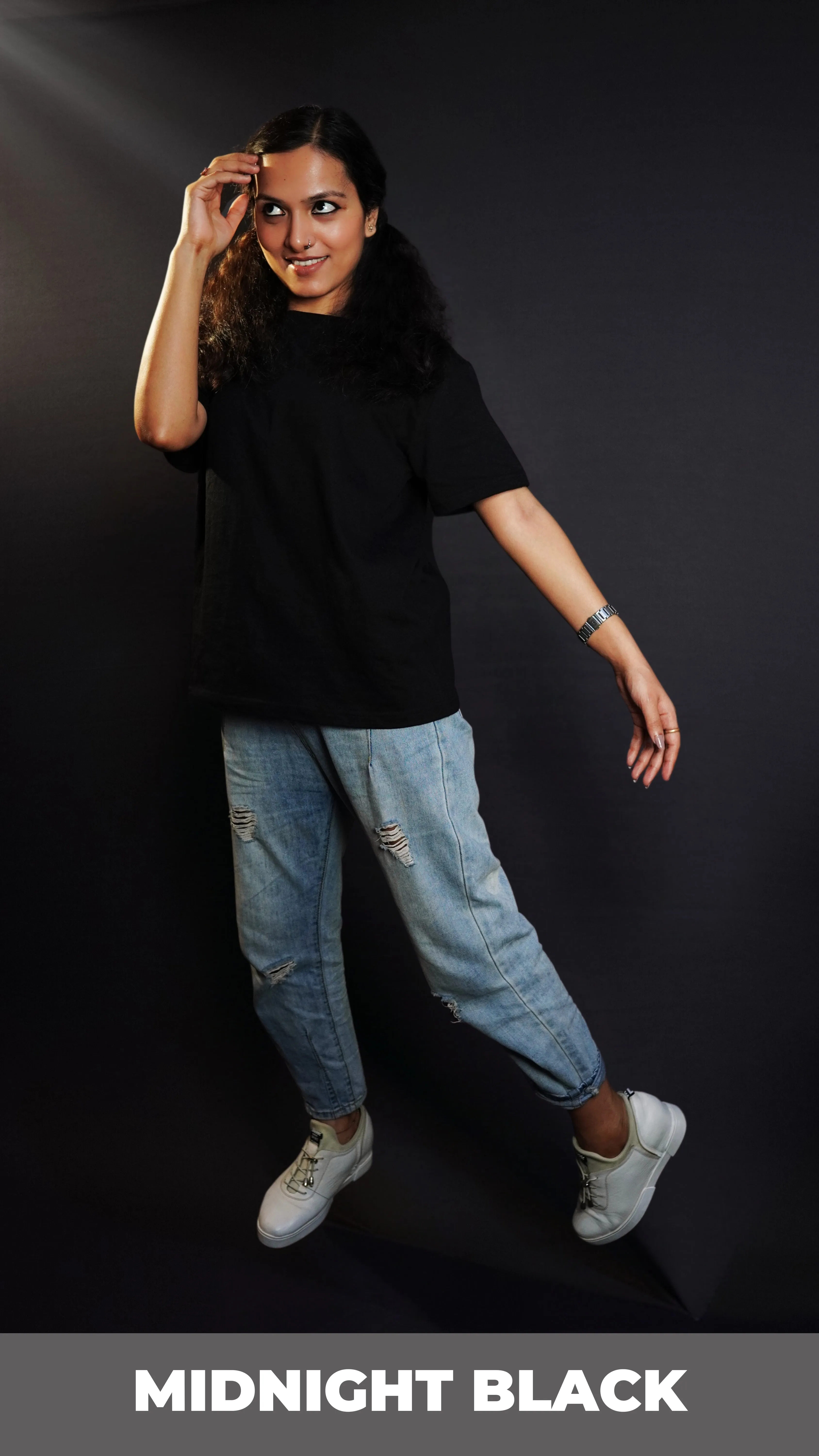 Unisex Midnight Black T shirt