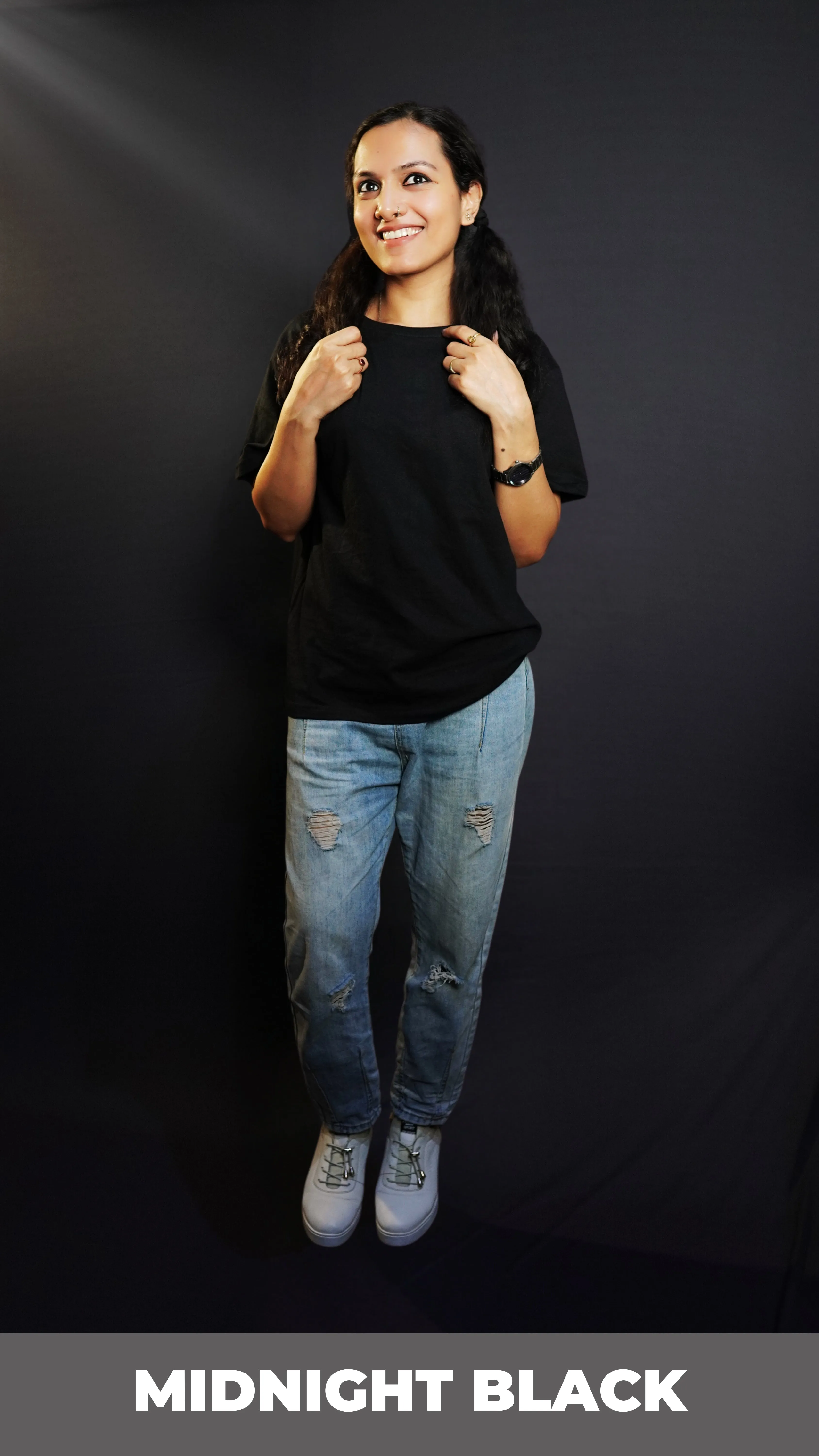Unisex Midnight Black T shirt