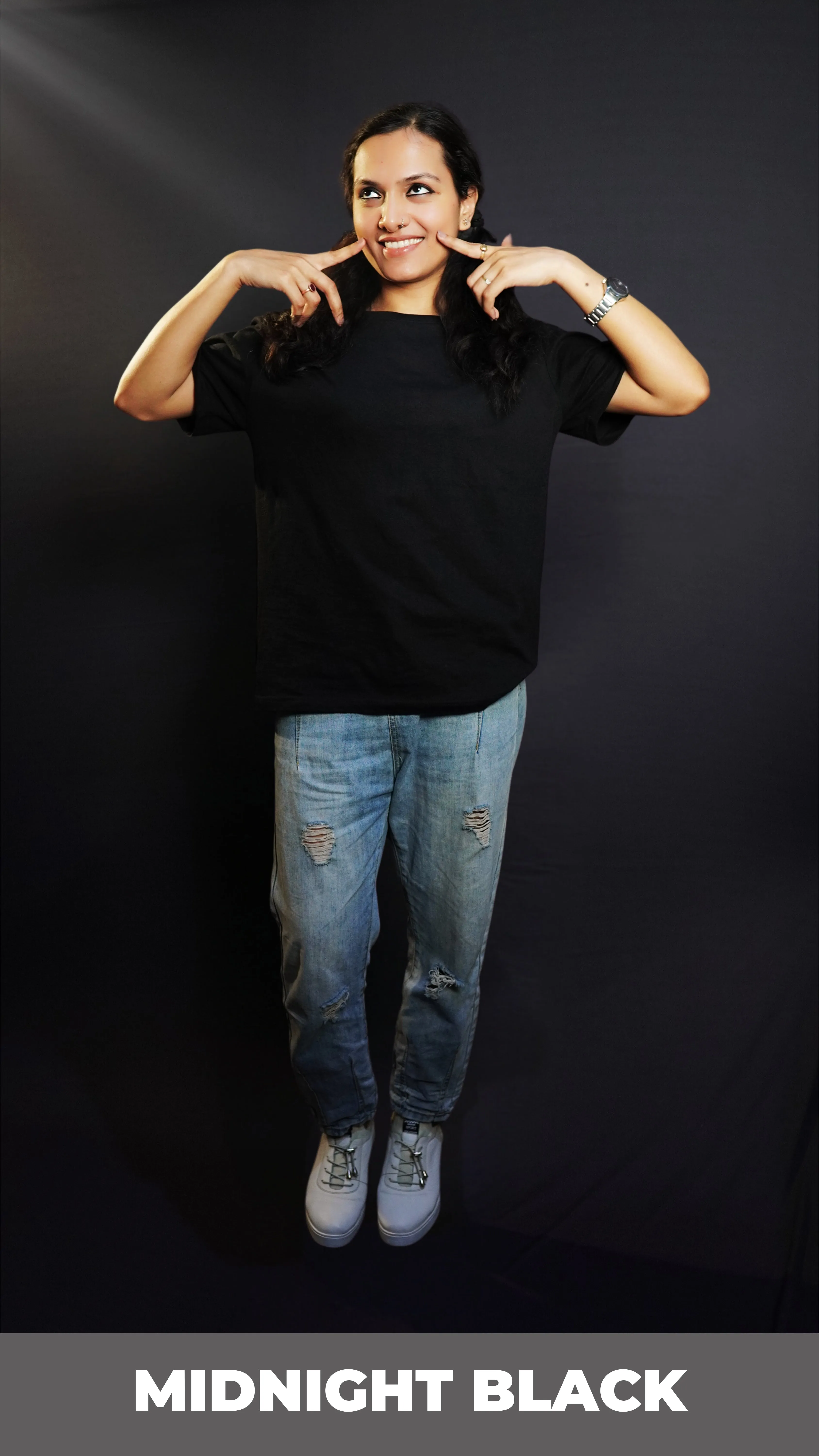 Unisex Midnight Black T shirt