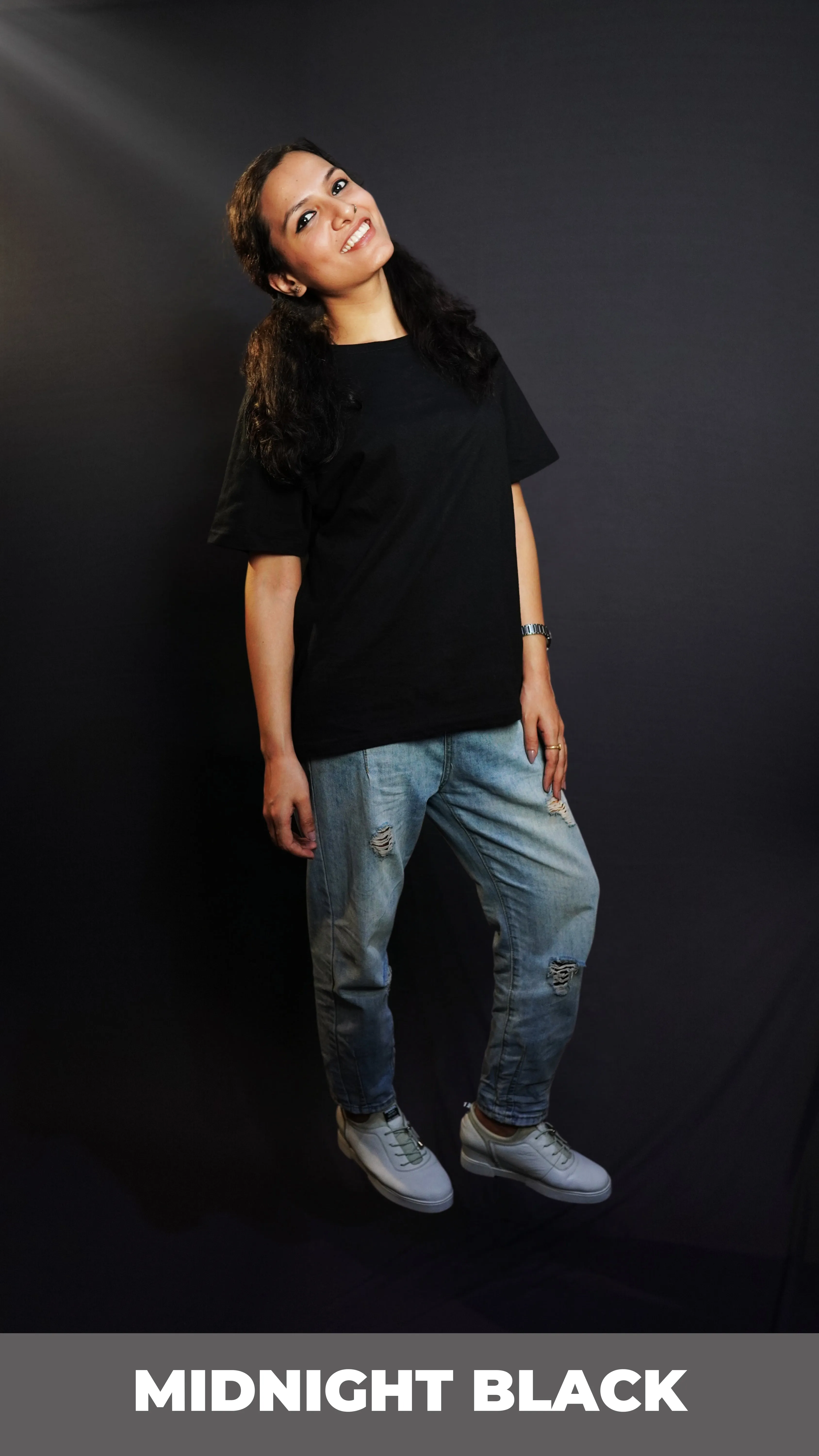 Unisex Midnight Black T shirt