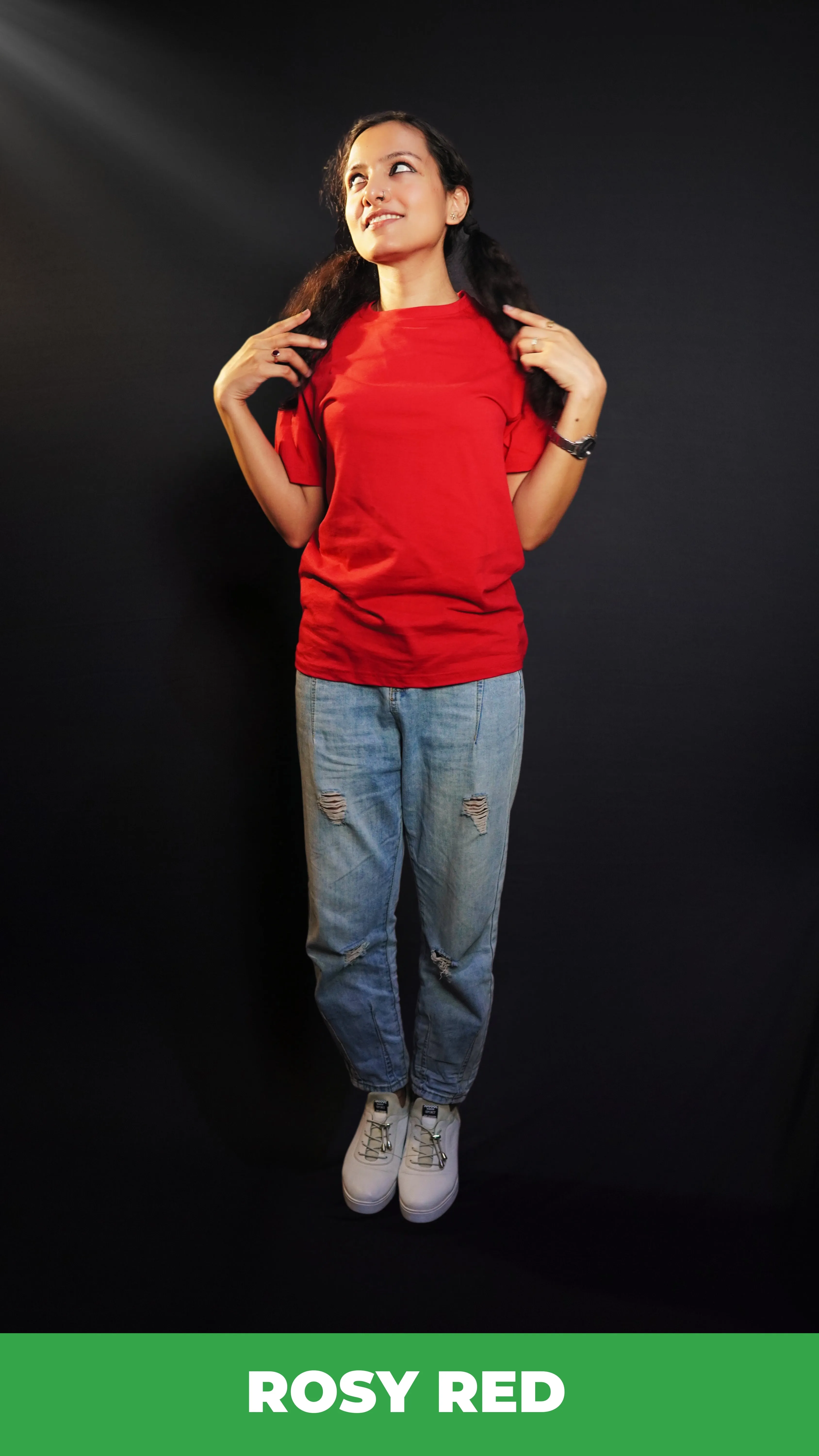 Unisex Rosy Red T shirt