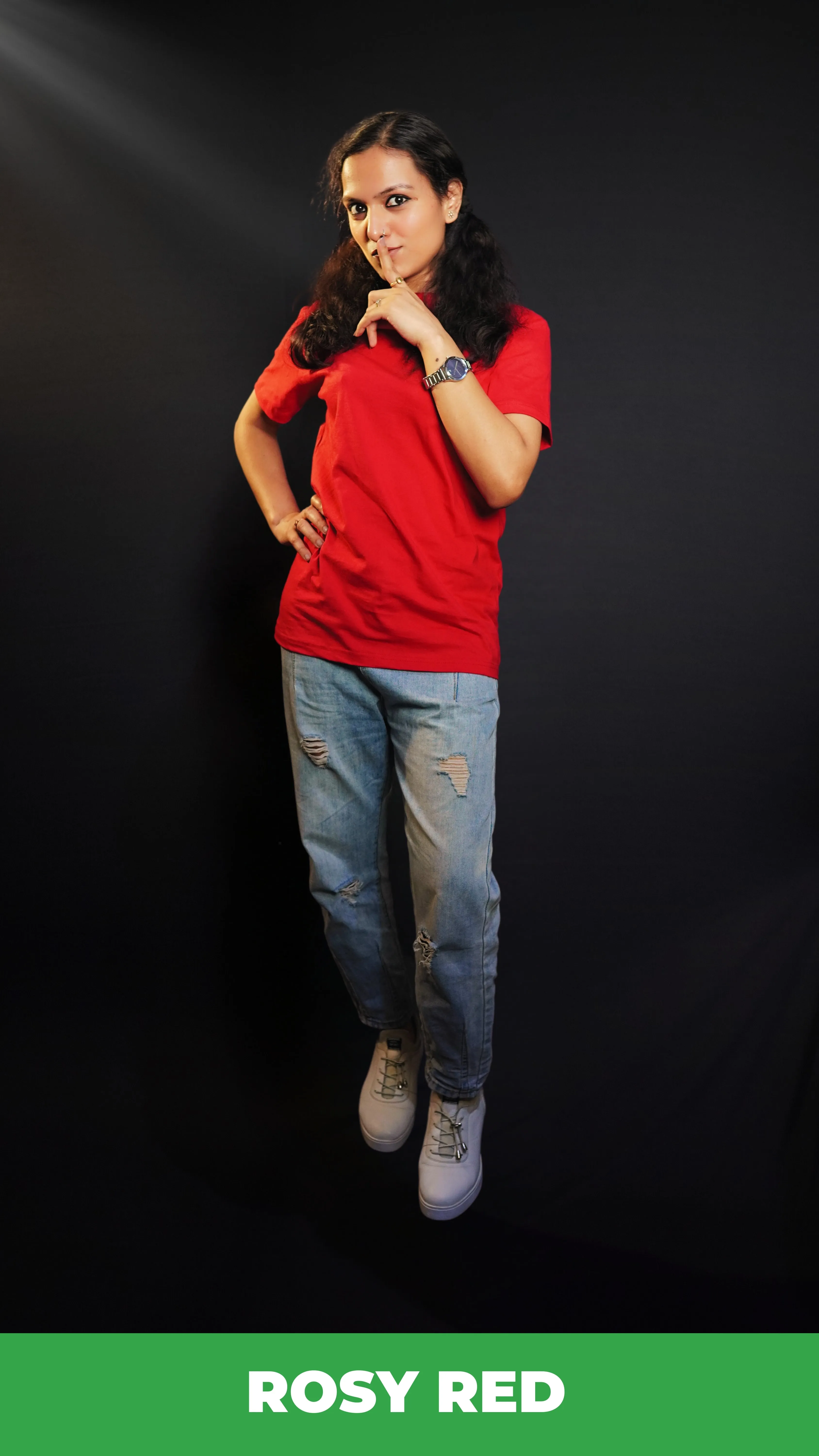Unisex Rosy Red T shirt