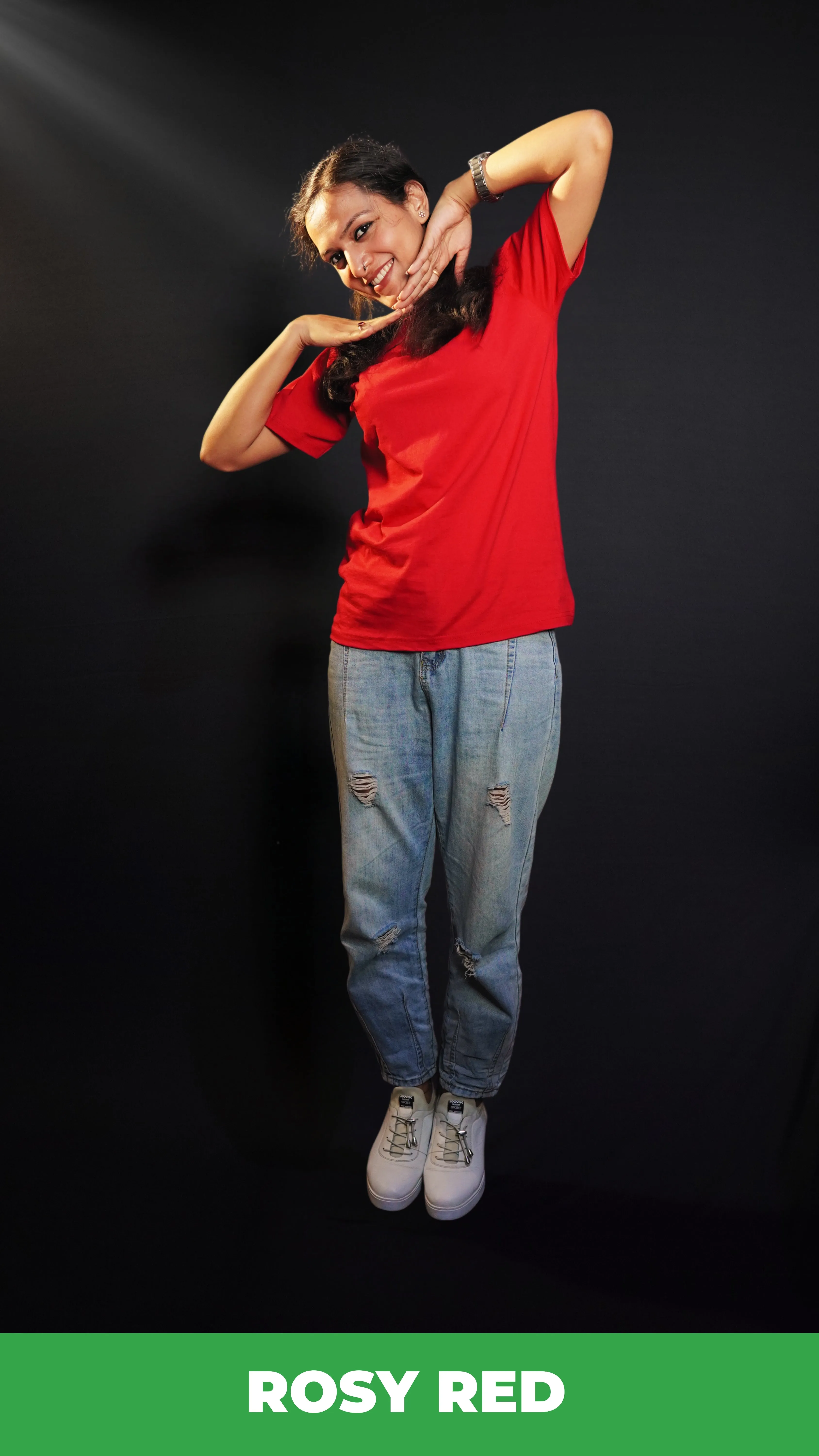 Unisex Rosy Red T shirt