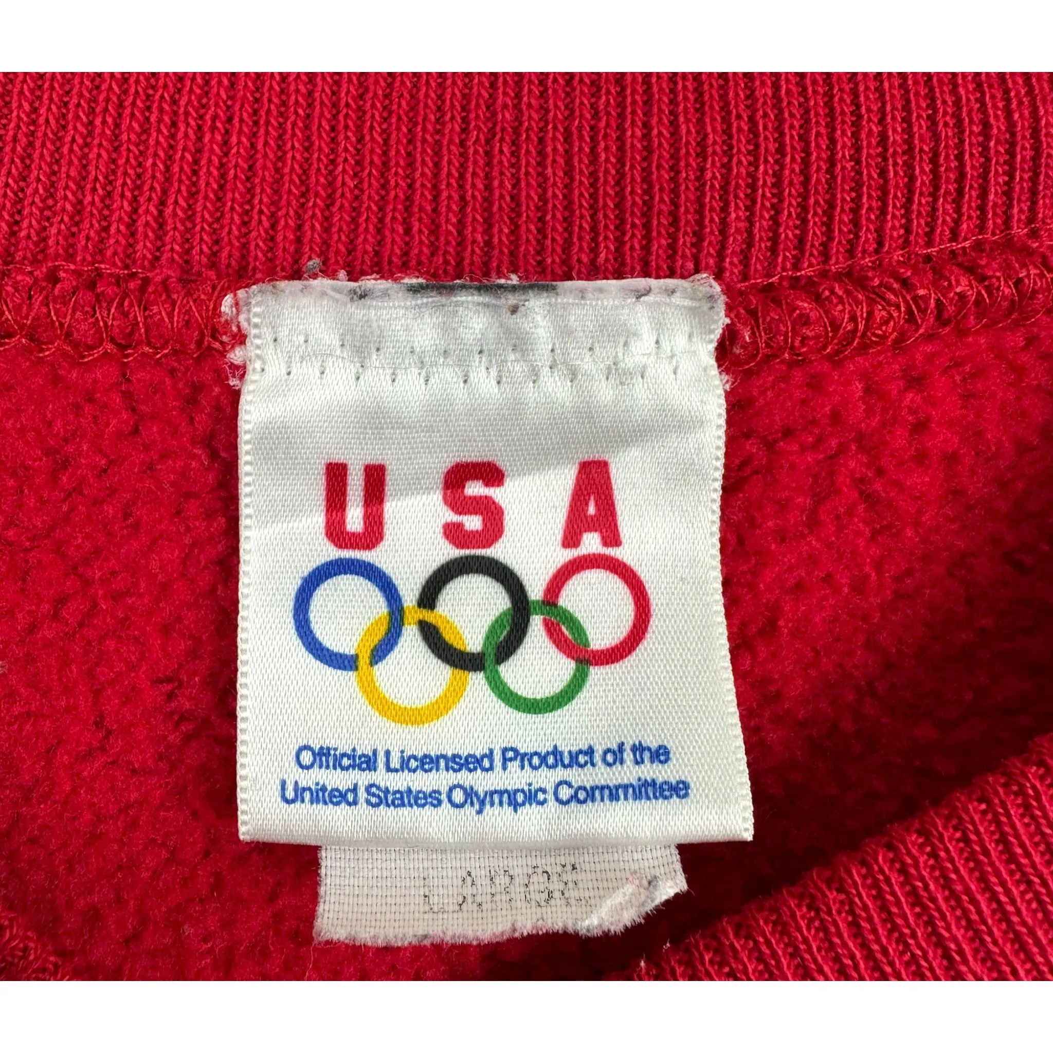 USA BLANK OLYMPICS CREWNECK - (L)