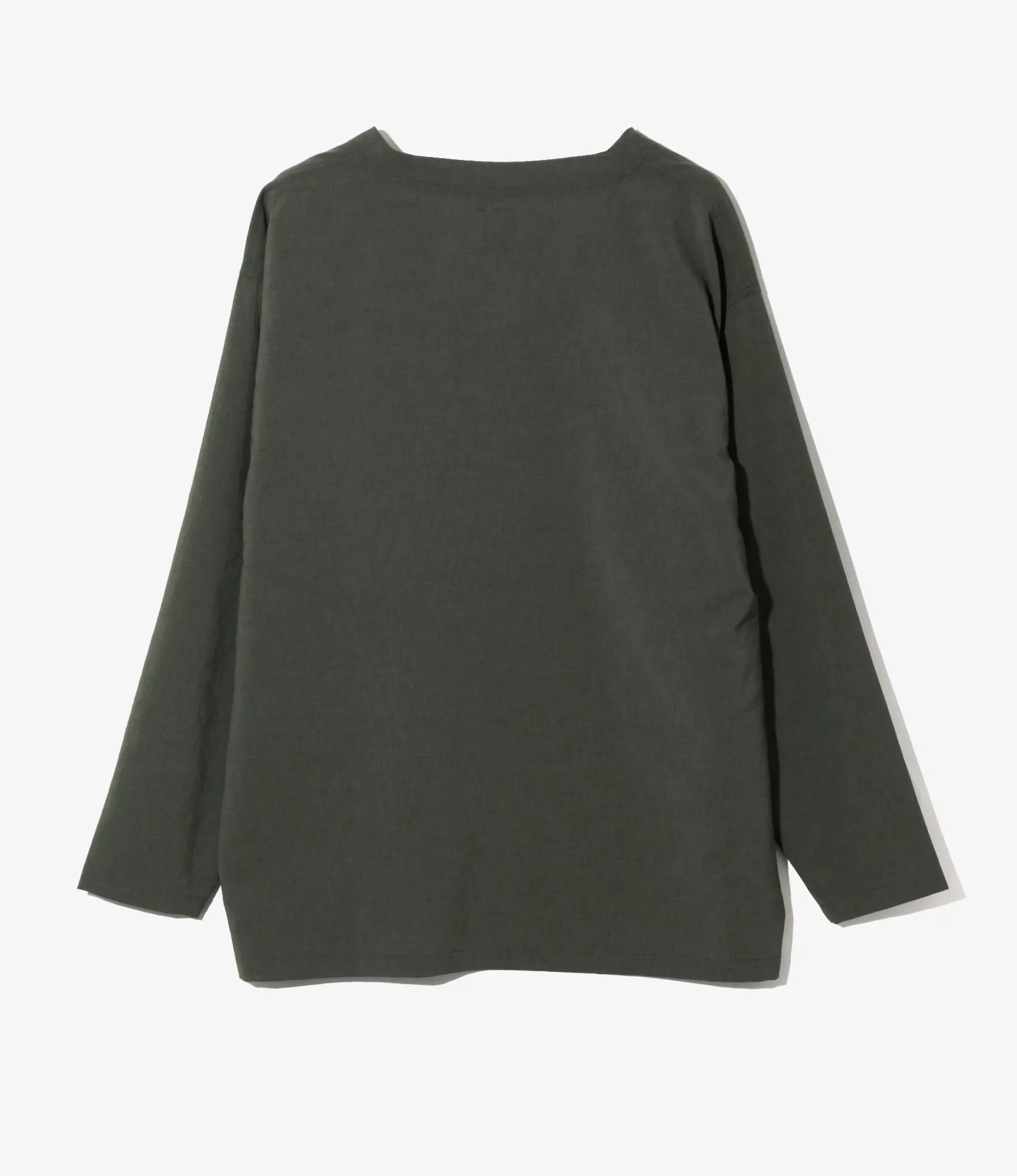 V-Neck Cardigan - Poly Oxford