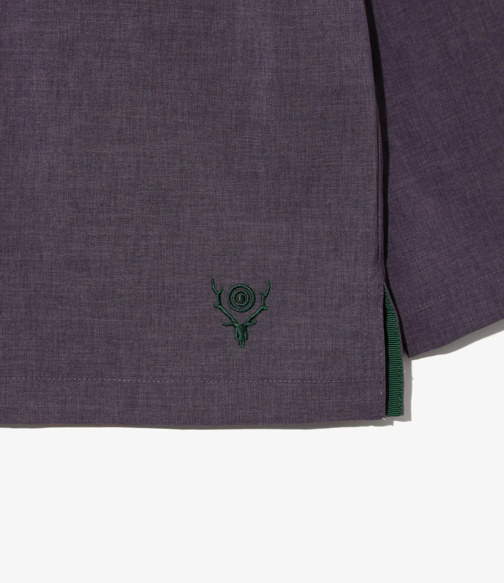 V-Neck Cardigan - Poly Oxford