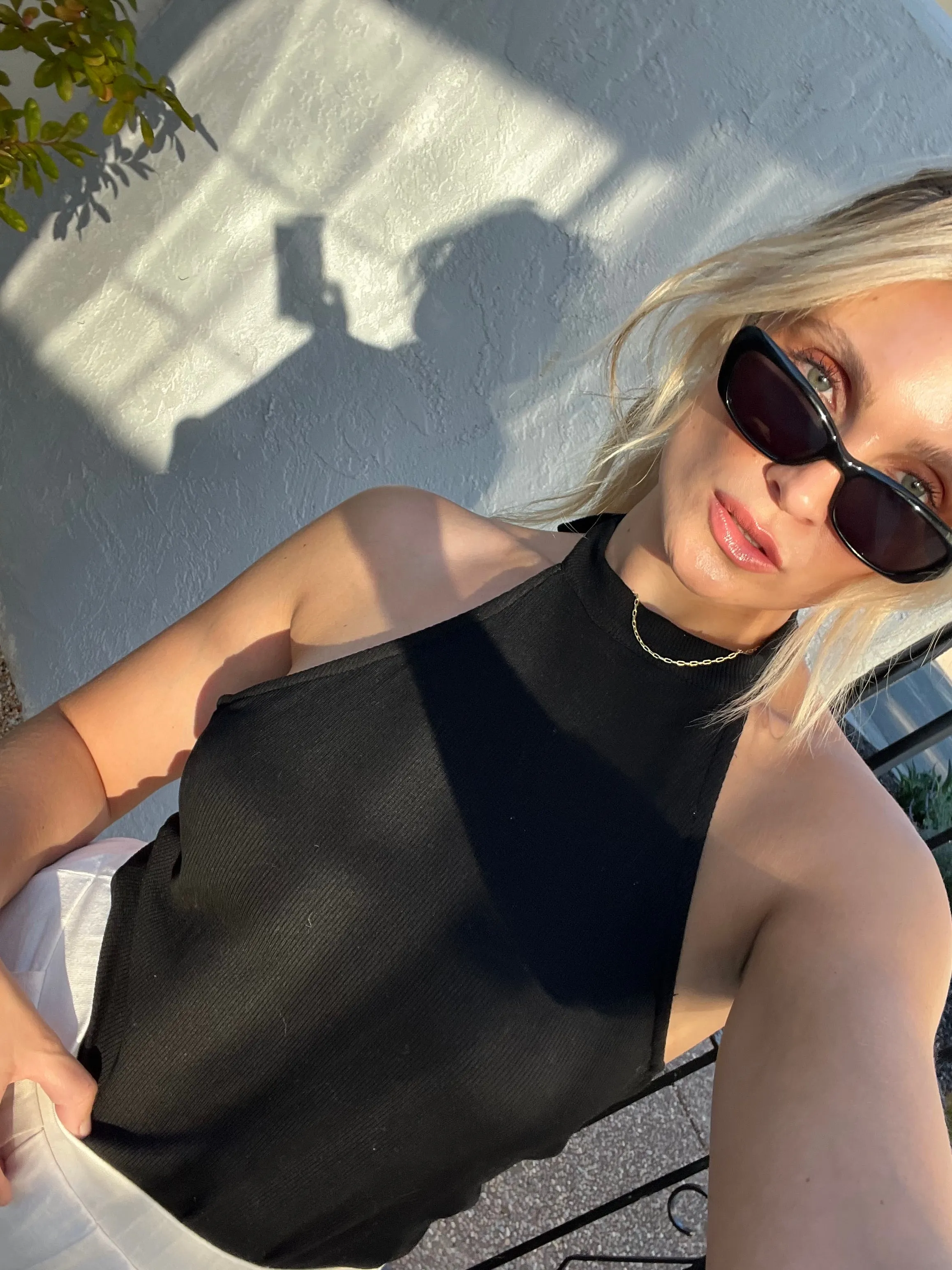 Vanessa Knit Halter (Black)