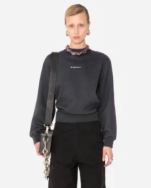 W Bulky Crewneck - Dark Grey