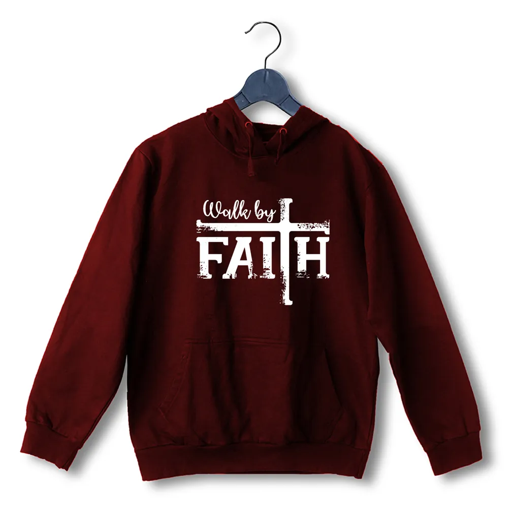 Walk by faith Christianity     Hooded SweatShirts
