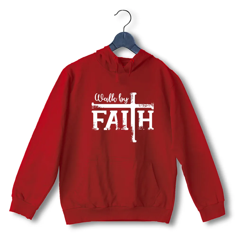 Walk by faith Christianity     Hooded SweatShirts