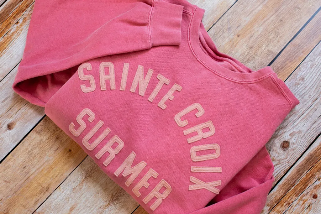 Watermelon Vintage Wash Crew