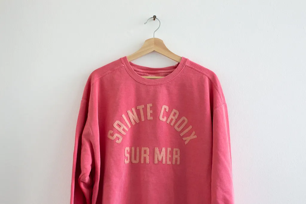 Watermelon Vintage Wash Crew