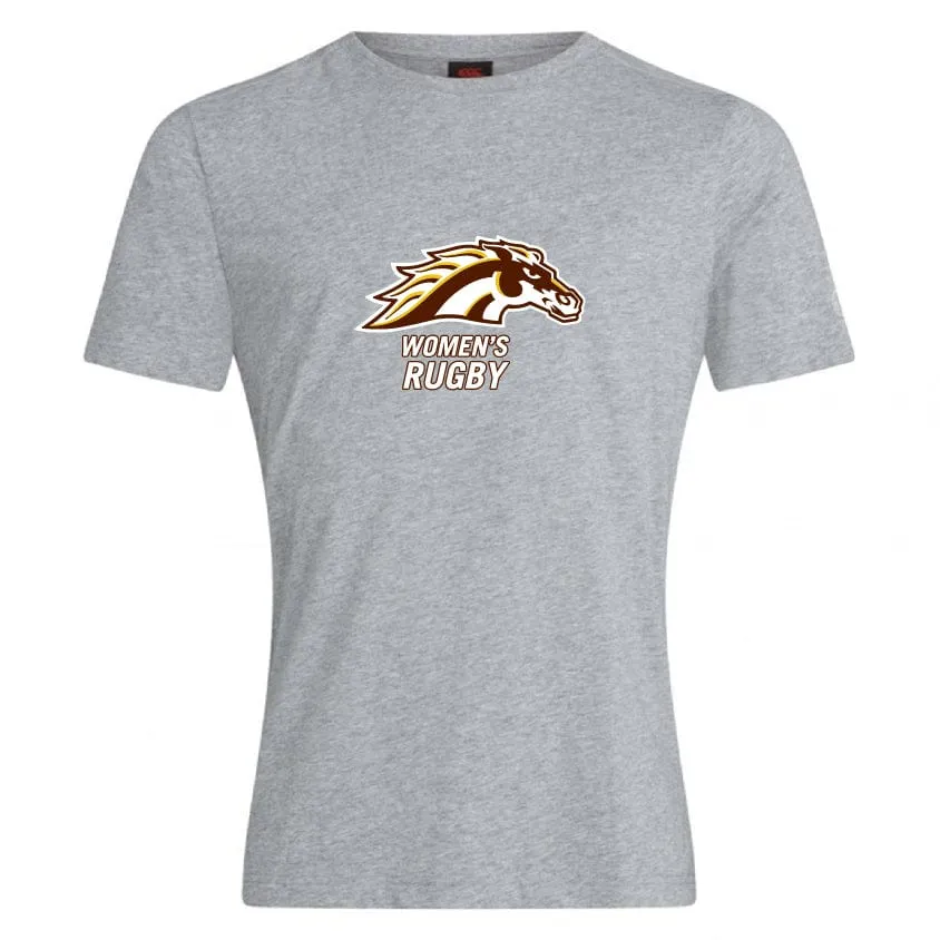 Western Michigan University Women's Rugby Club Plain Tee by Canterbury