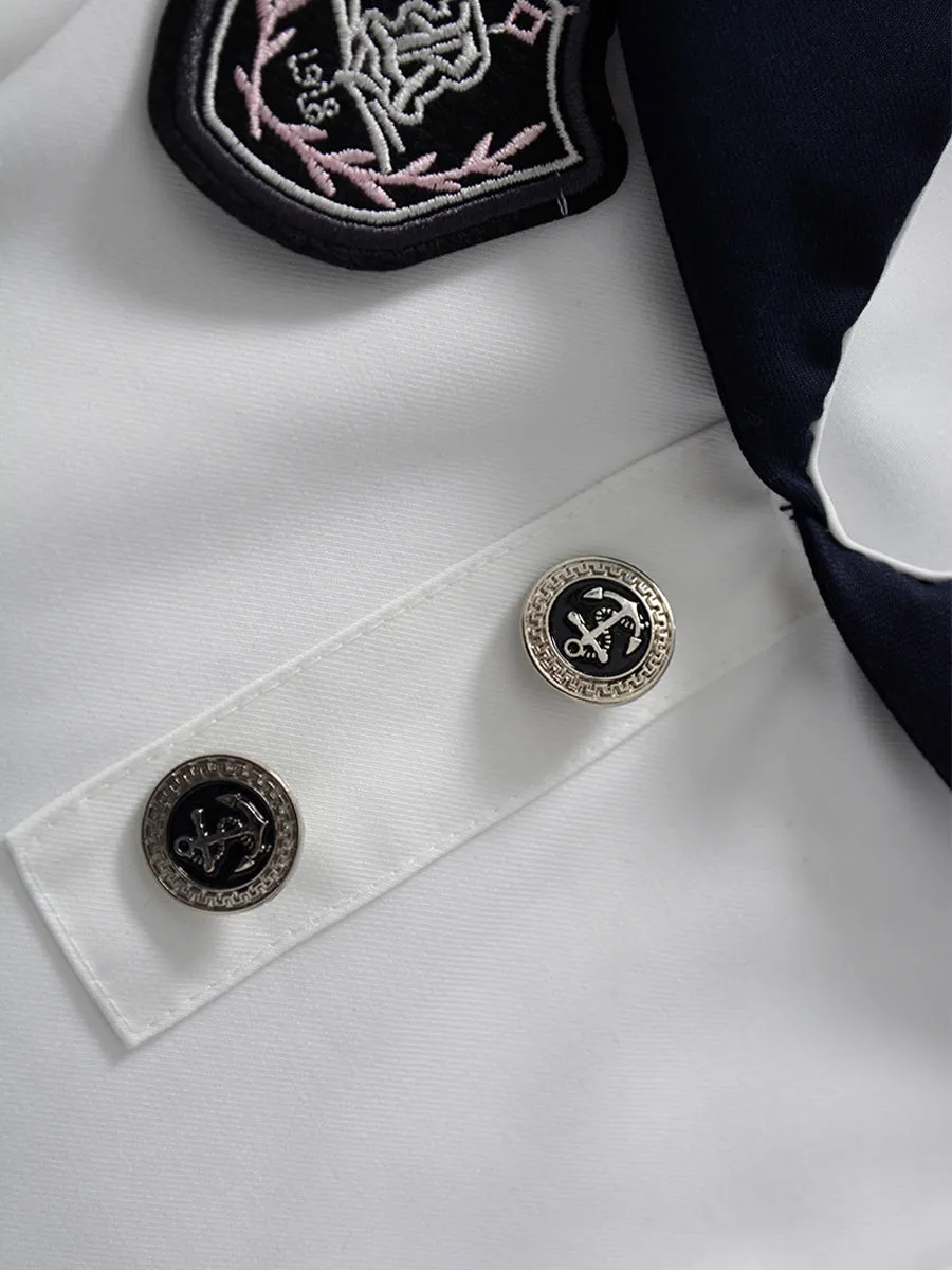 White Bubble Sleeve Shirt