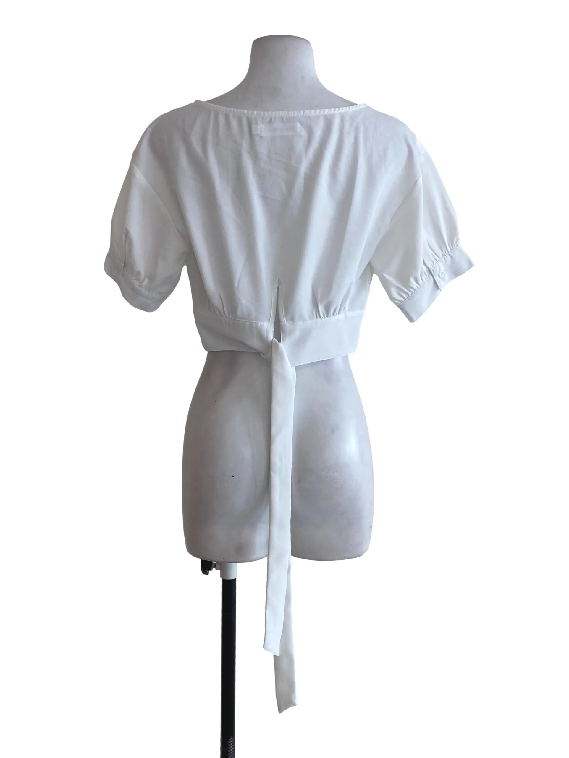 White Button Down Blouse