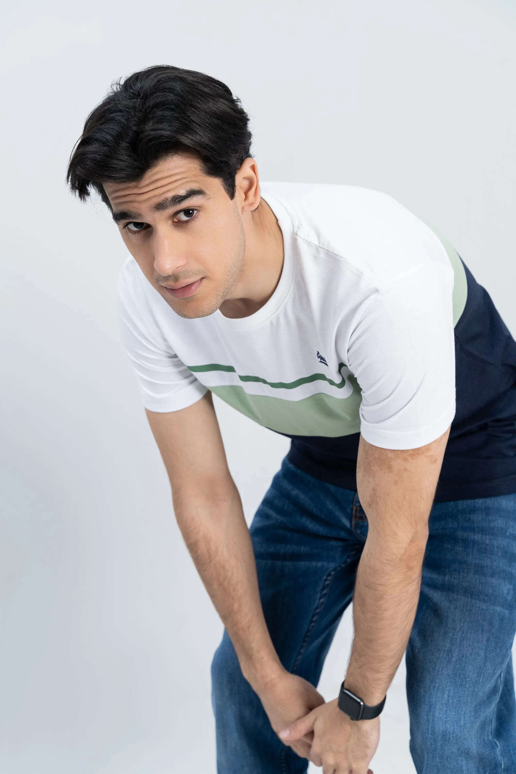 White Half Sleeves Shirt