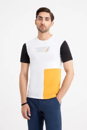 White-Mustard T-Shirt