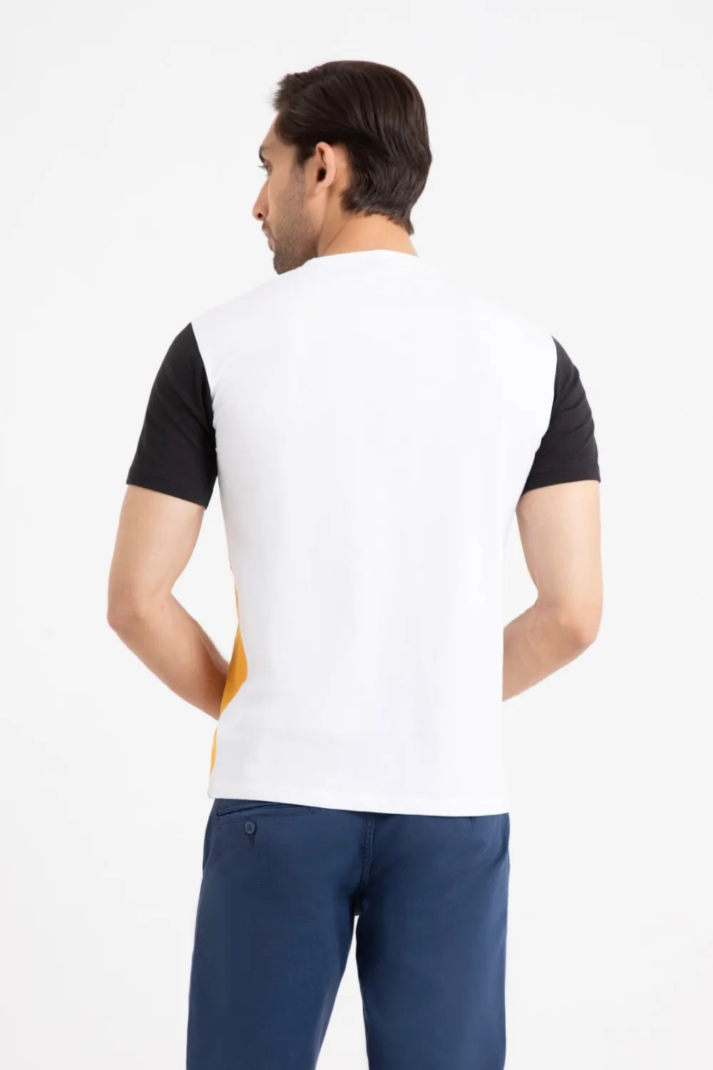 White-Mustard T-Shirt