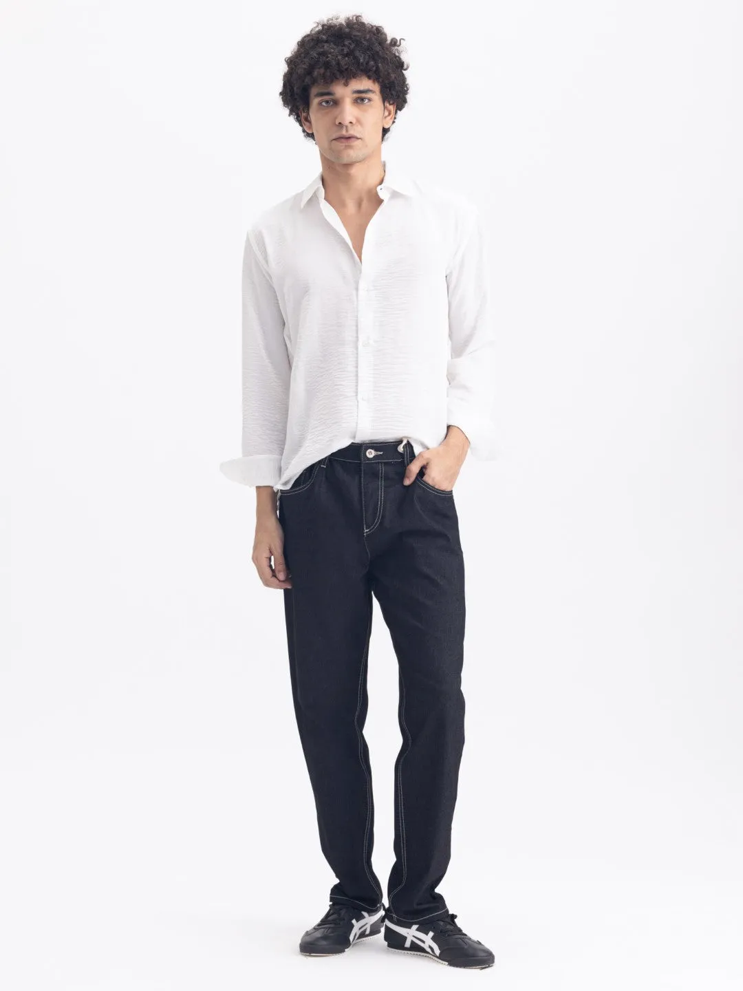 White Plain Casual Shirt