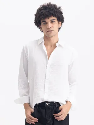 White Plain Casual Shirt