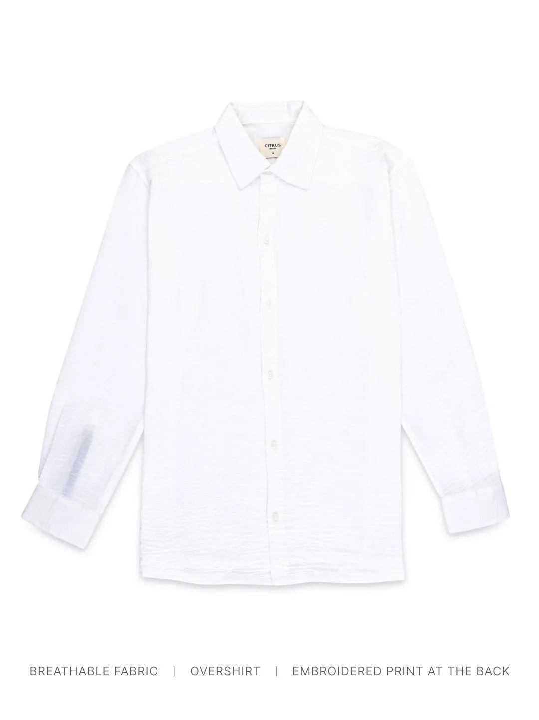 White Plain Casual Shirt