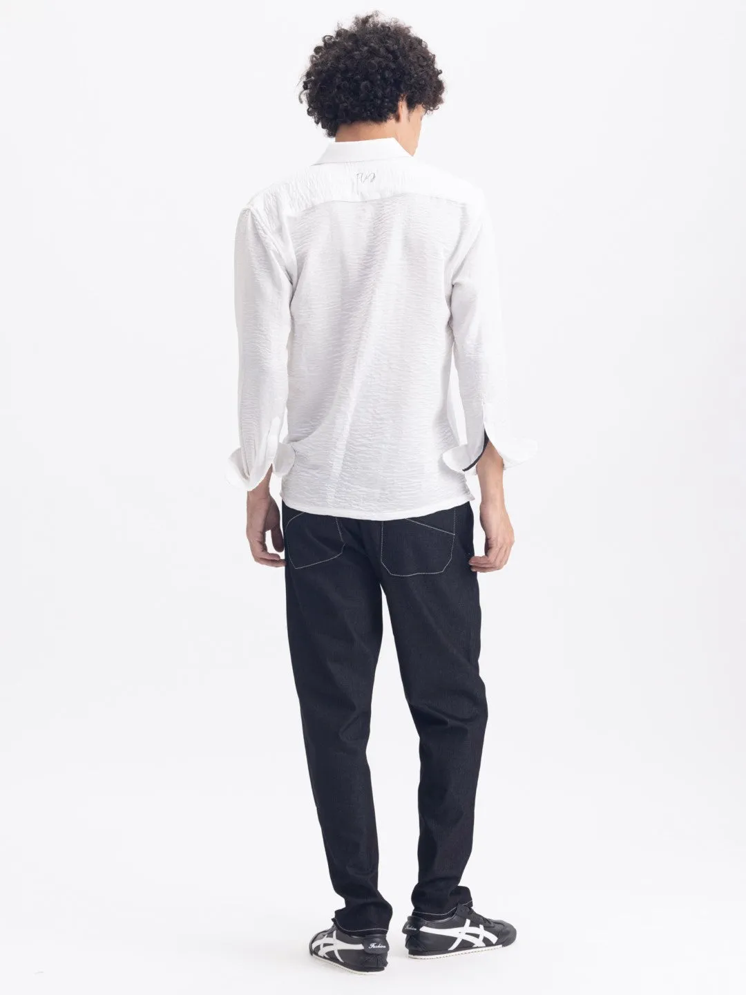White Plain Casual Shirt
