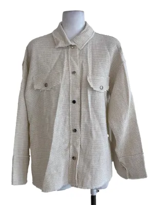 White Tweed Blouse