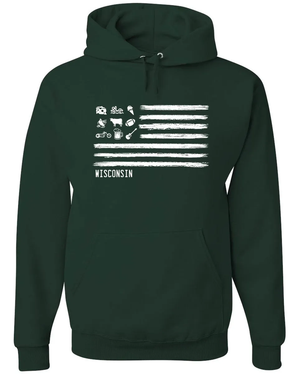 Wisconsin Icons Hooded Sweatshirt