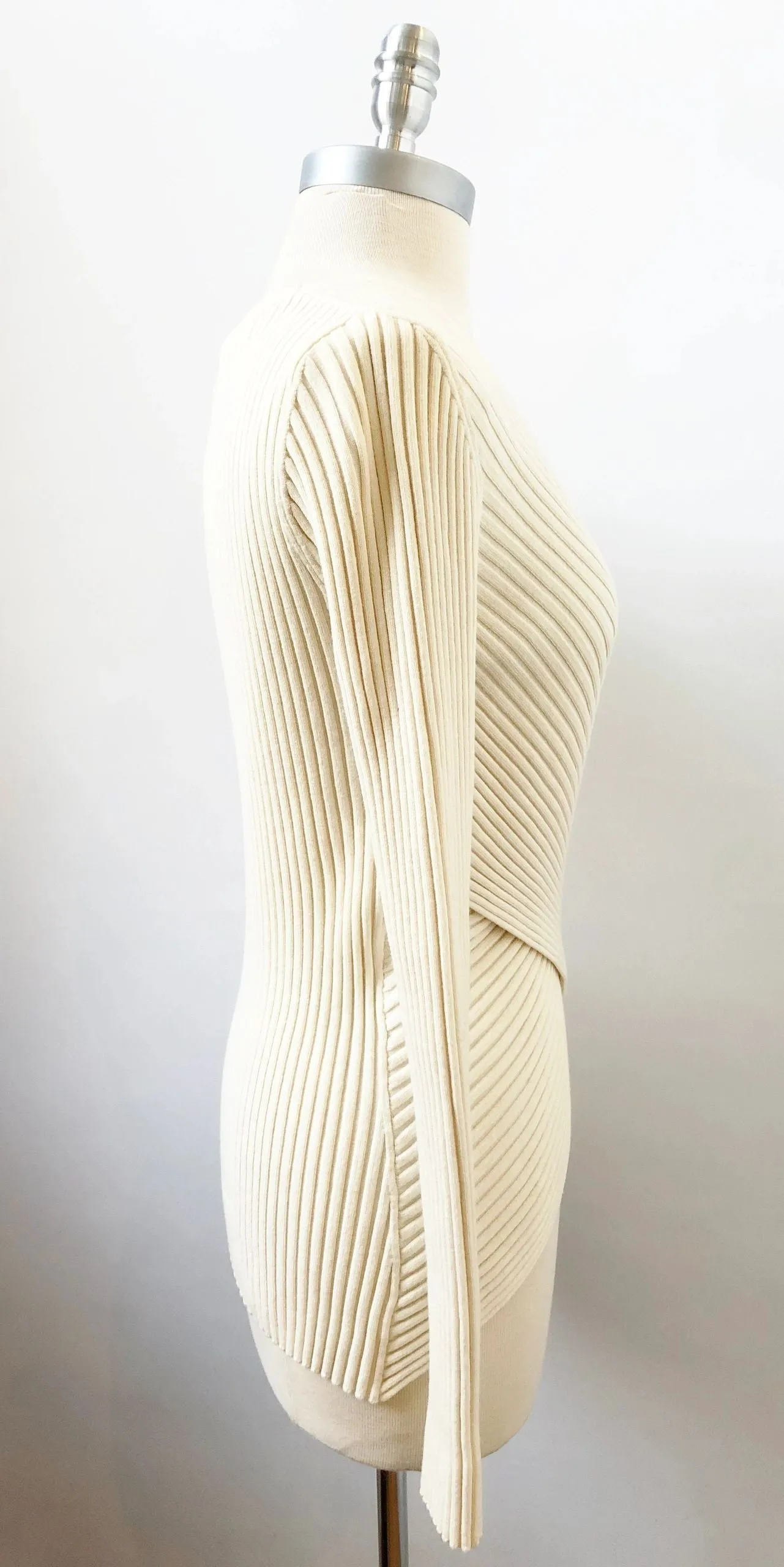 Wolford Wool Wrap Sweater Size M