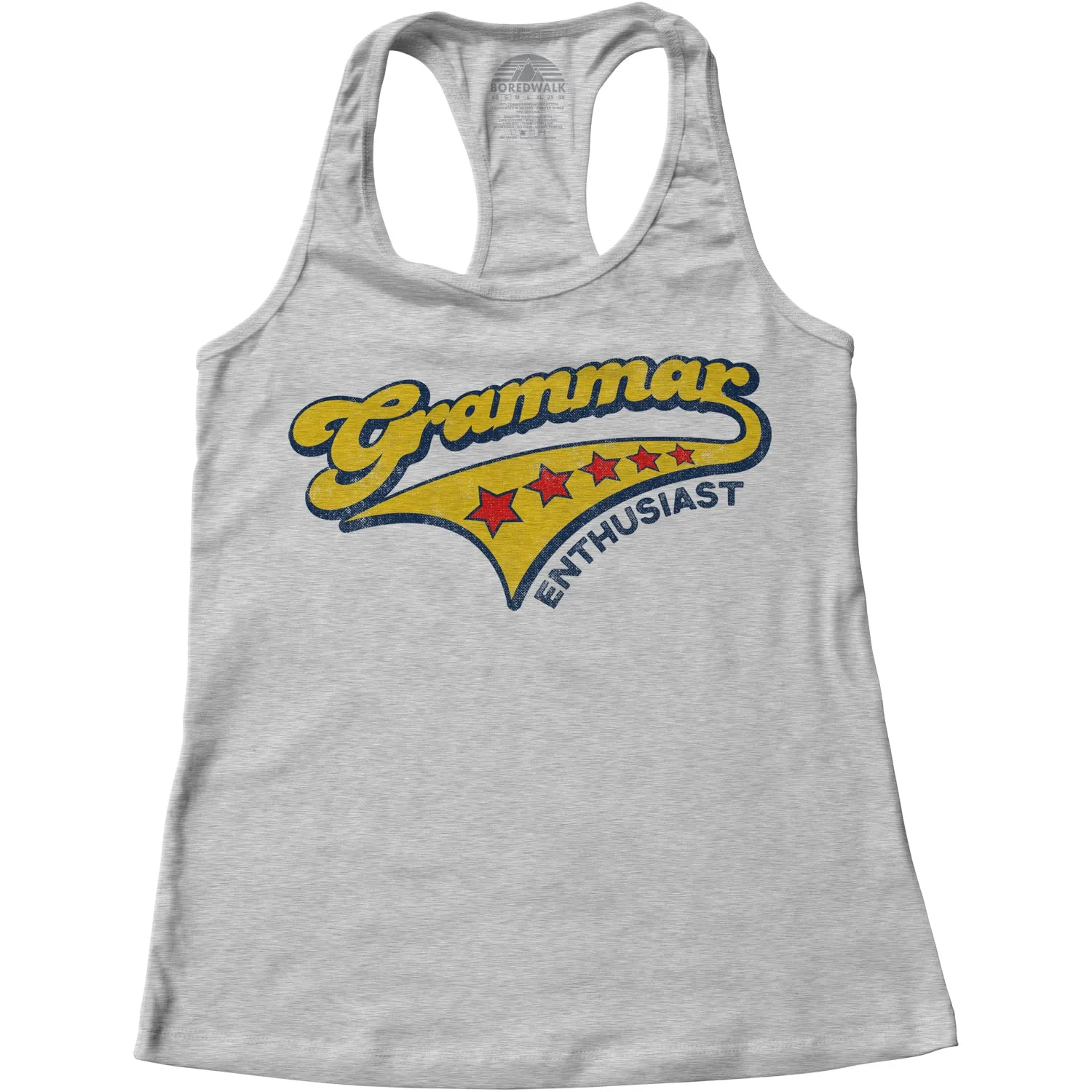 Women's Grammar Enthusiast Racerback Tank Top