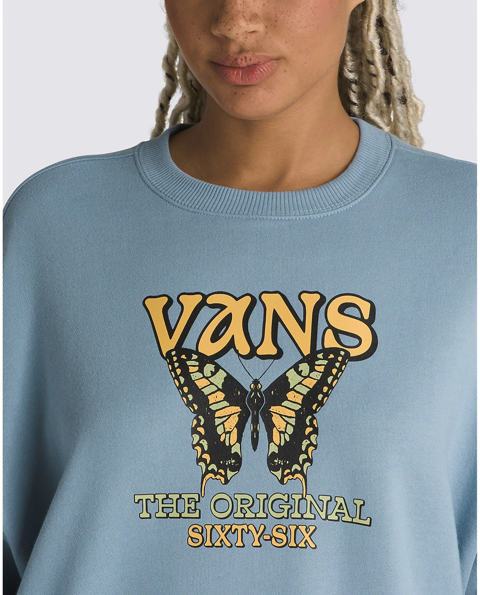 Women's Natural Fly Oversized Crew