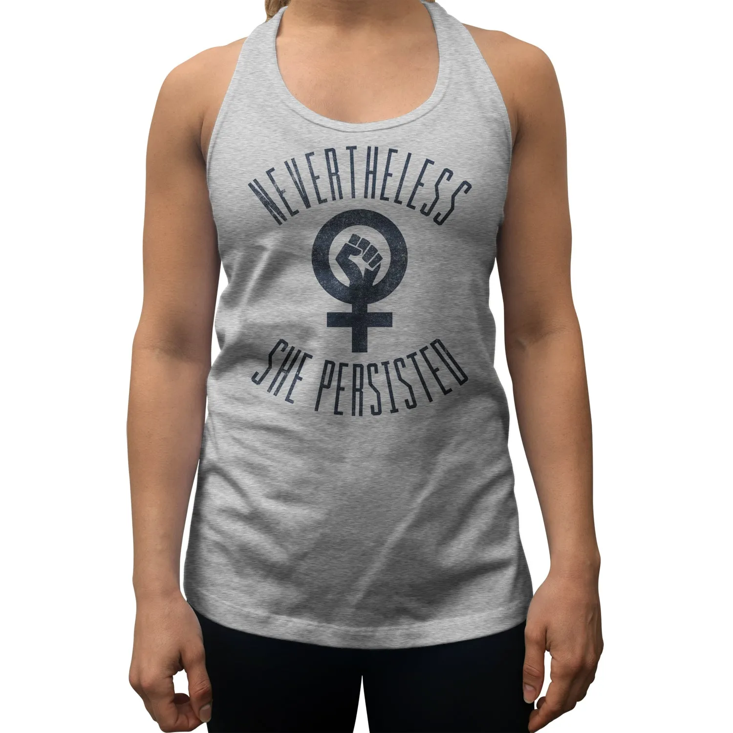 Women's Nevertheless She Persisted Racerback Tank Top