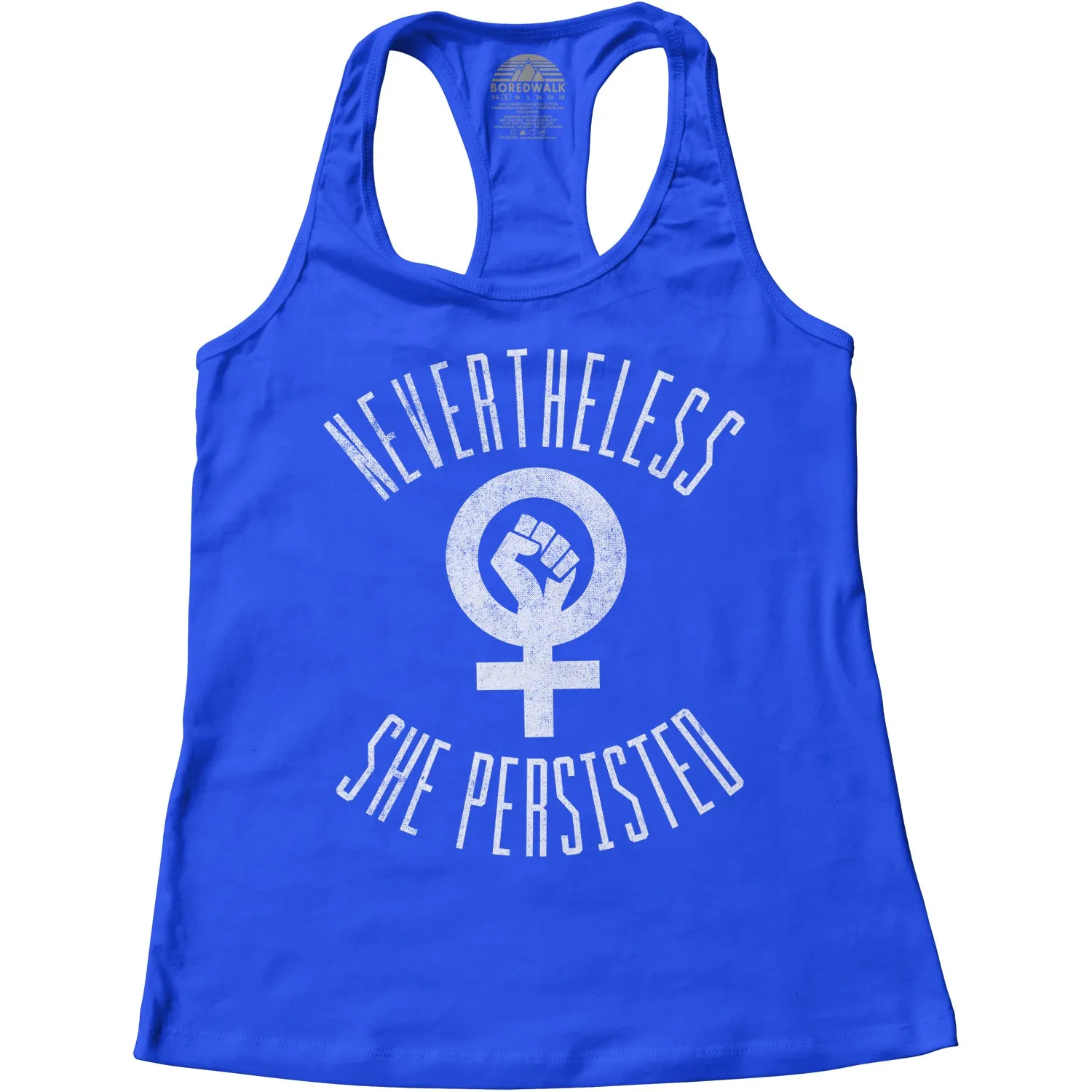 Women's Nevertheless She Persisted Racerback Tank Top
