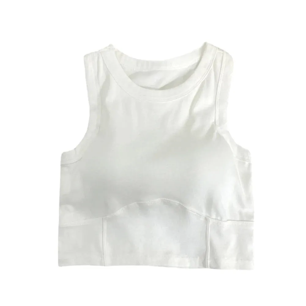 Women's Seamless Push-Up Sports Bra Tank Top