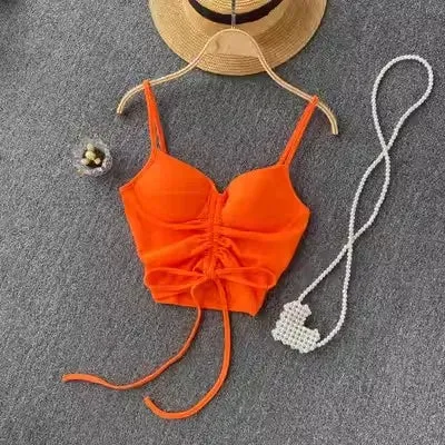 Women's Strapless Skinny Camis with Built-In Bras