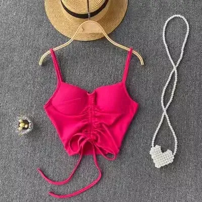 Women's Strapless Skinny Camis with Built-In Bras