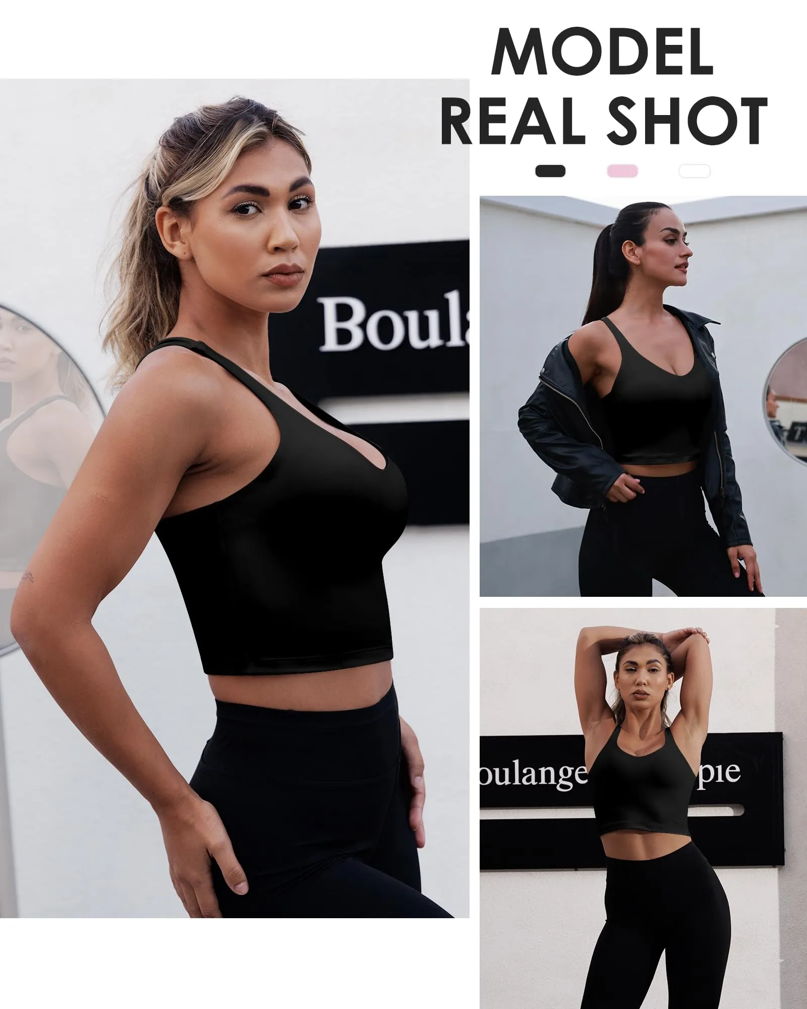 Workout Tank Tops with Built in Bra