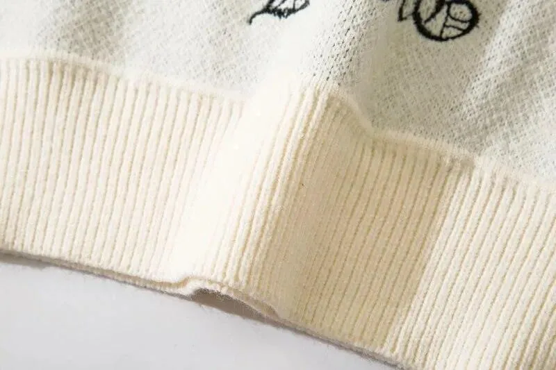 Y2K Knitted Doberman Dog Sweaters