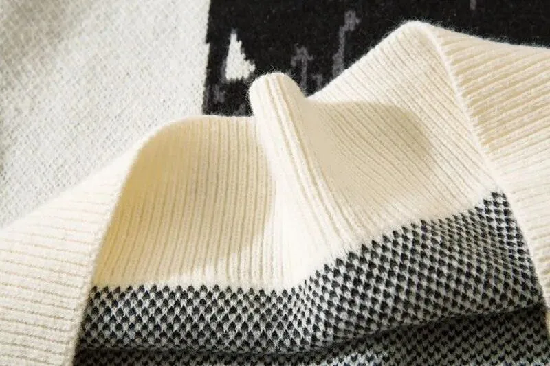 Y2K Knitted Doberman Dog Sweaters