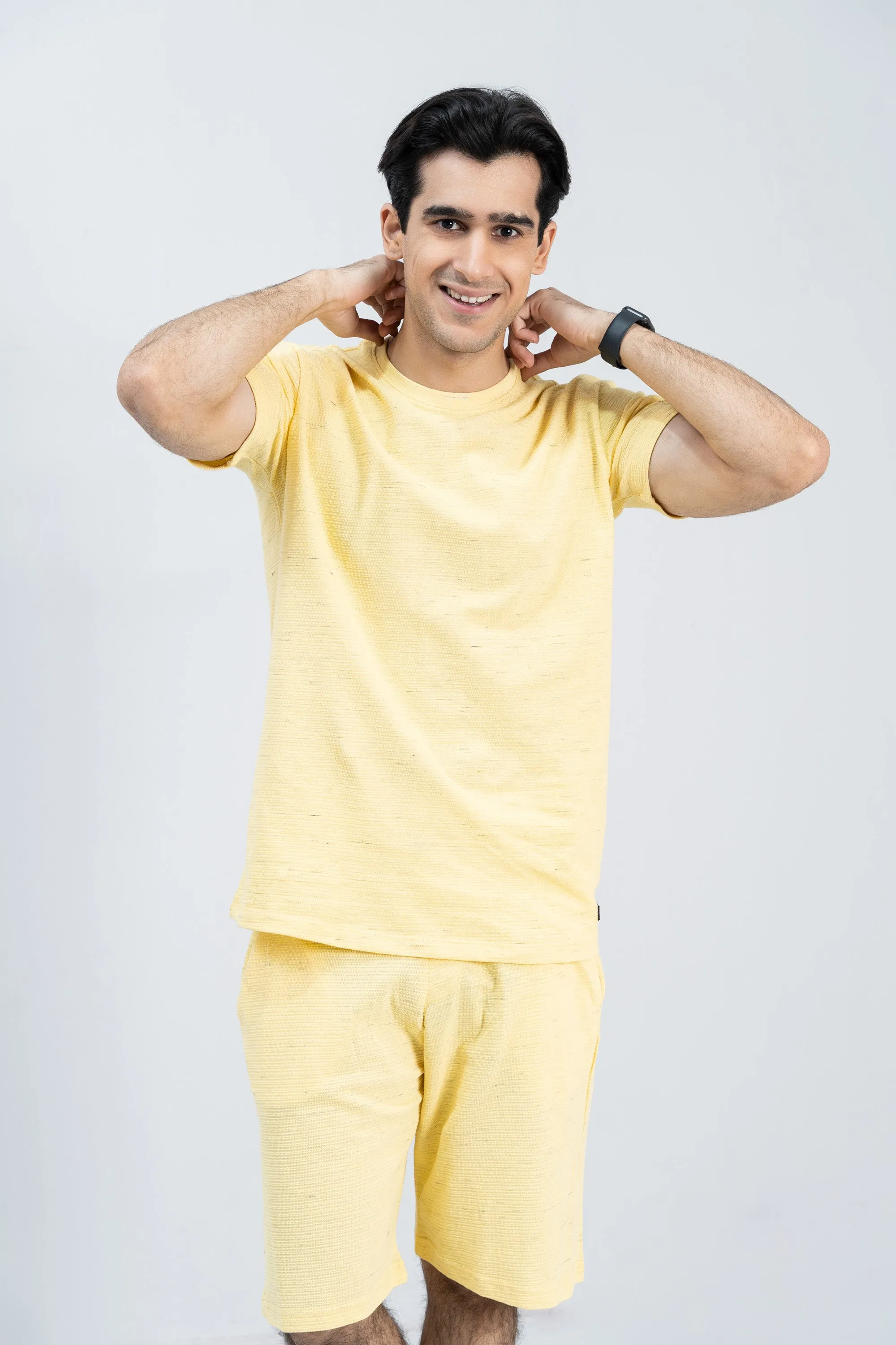 Yellow Half Sleeves Shirt