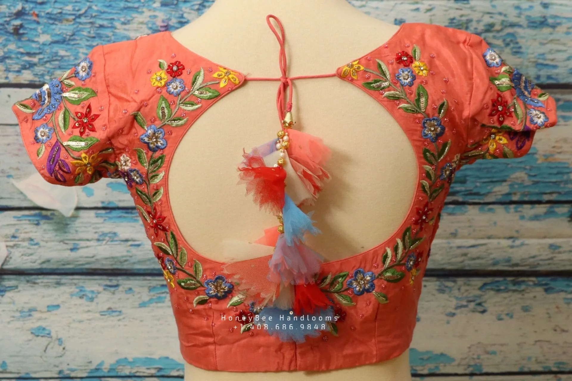 Zardhosi work Blouse |Zardhosi Work Blouse | saree stitched Blouse | Bollywood Blouse| Maggam Work Blouse | ZARI Blouse | HoneyBee Handlooms