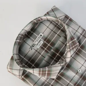 ZR Brown Checkered Shirt