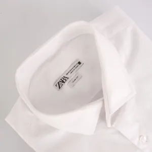 ZR White Textured Shirt